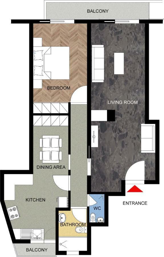 Tranquil Central Apt, Behind Athens Caravel Area المظهر الخارجي الصورة